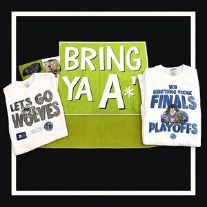 - 🏀 Timberwolves Playoff Pack – XL Tees + Game Gear  2024 Event